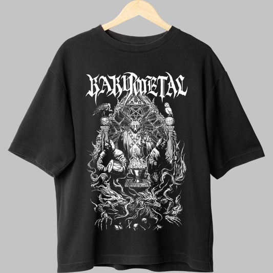 Tricou Rock Avenged Sevenfold - Skull Neon Fury fata negru