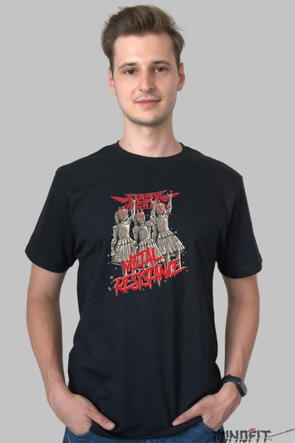 Tricou Rock Babymetal - Demonul Samurai al Scenei barbat negru