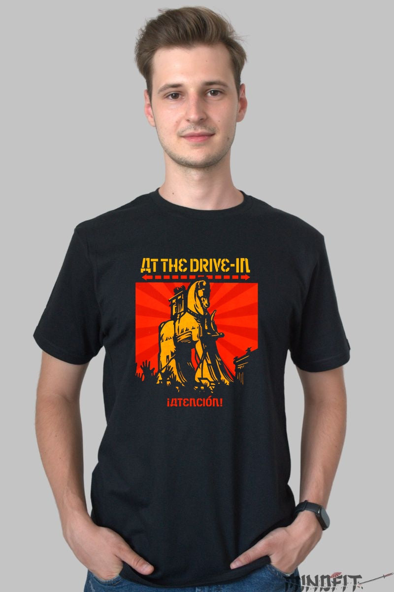 Tricou Rock Black Sabbath - Masca Apocaliptica barbat negru