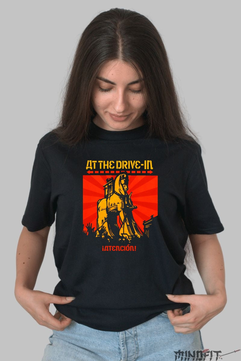 Tricou Rock Black Sabbath - Masca Apocaliptica dama negru