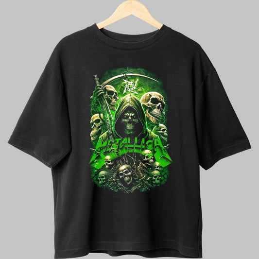 Tricou Rock Creativ AC/DC - Mickey cu Chitara Electrica negru