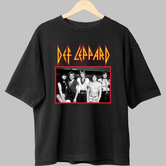 Tricou Rock Def Leppard - Iconic British Band fata