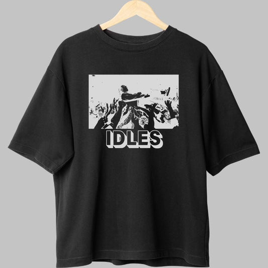 Tricou Rock IDLES - Energie de scena in miscare fata