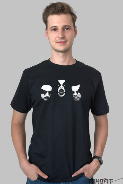 Tricou Rock Inferno - Portrete Iconice Metal barbat negru