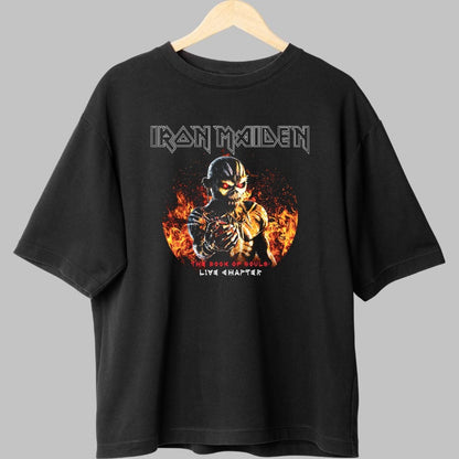 Tricou Rock Iron Maiden - The Book of Souls Live Chapter fata