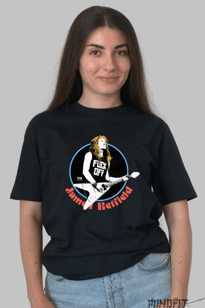 Tricou Rock James Hetfield - Iconic Attitude Edition dama negru