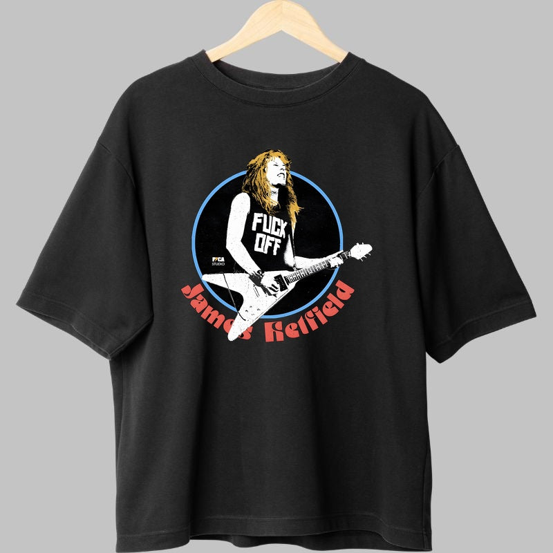 Tricou Rock James Hetfield - Iconic Attitude Edition fata