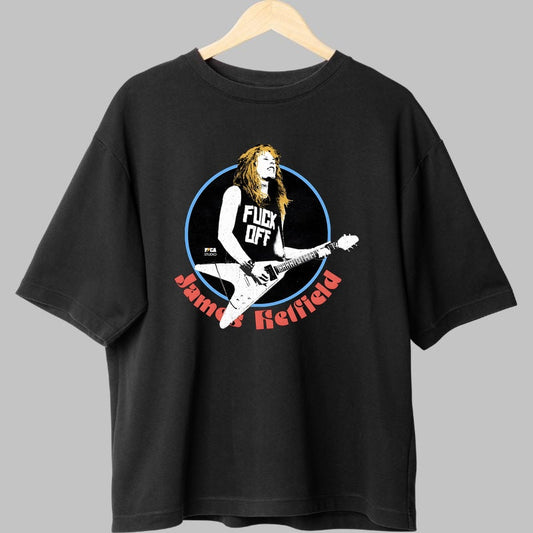 Tricou Rock James Hetfield - Iconic Attitude Edition fata