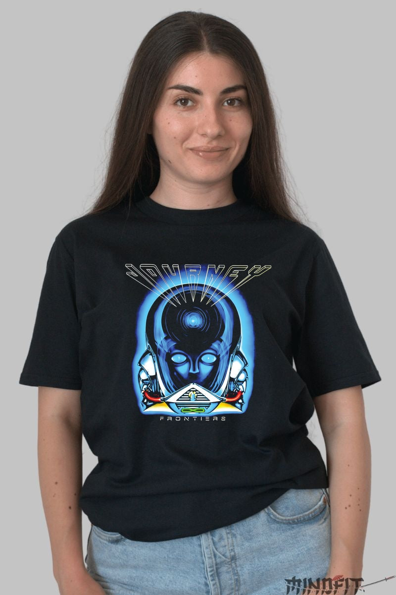 Tricou Rock Journey - Frontiers Classic Art dama negru