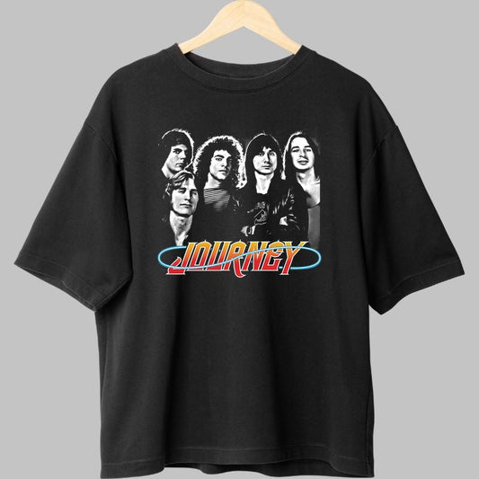 Tricou Rock Journey - Portrait Classic 80s fata