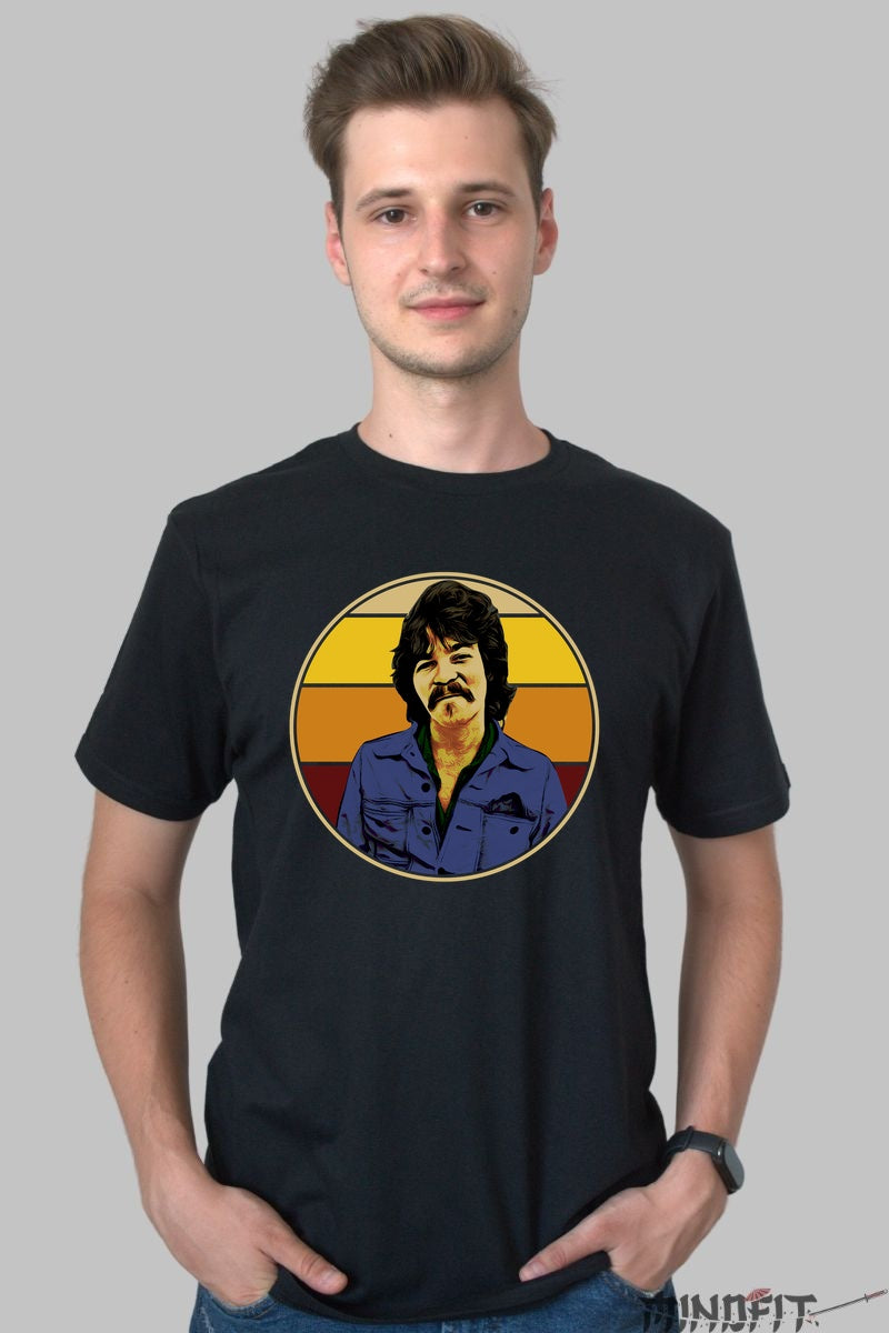 Tricou Rock Legends - Vibe Retro Autentic barbat negru