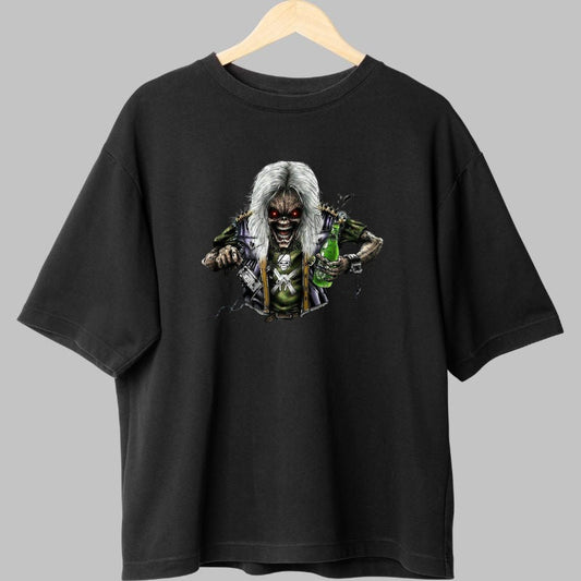 Tricou Rock Metal Beast - Edgy Skull Art fata