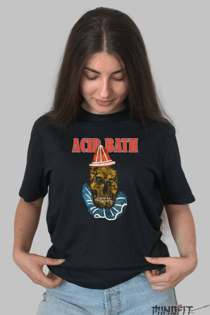 Tricou Rock Metallica - Craniu Furia Infernala dama negru