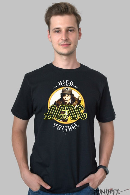 Tricou Rock Metallica - Skull Electric Thunder barbat negru