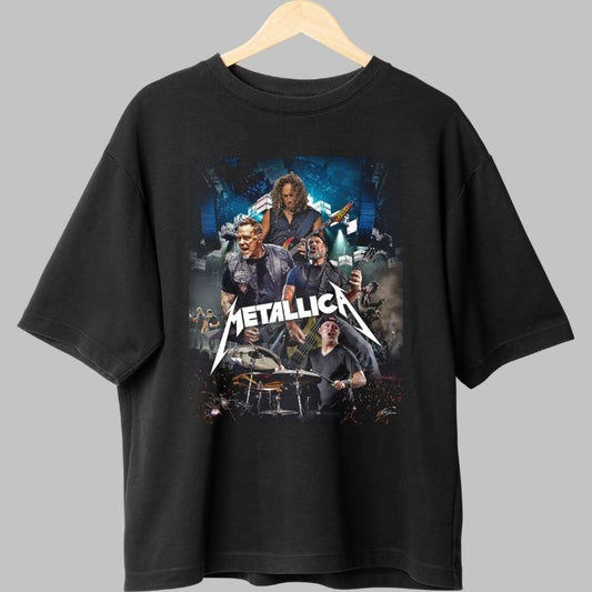 Tricou Rock Metallica - Spiritul rebel al metalului etern negru
