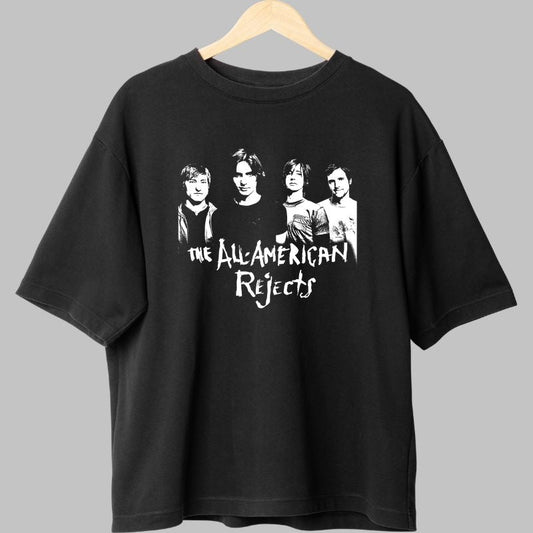 Tricou Rock The All-American Rejects - Stil Retro Iconic fata negru
