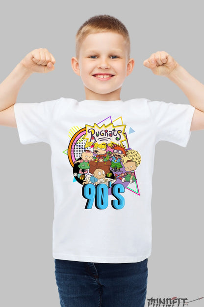 Tricou Rugrats 90s - Cartoon Network Original baiat alb