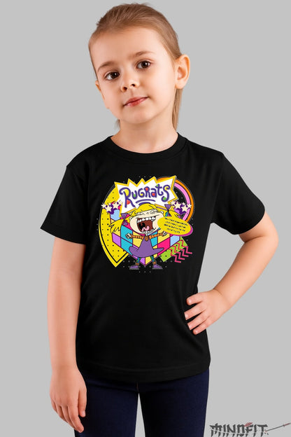 Tricou Rugrats Angelica - Cartoon Network 90s Vibes fata negru