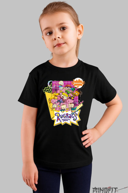 Tricou Rugrats Retro - Cartoon Network fata negru