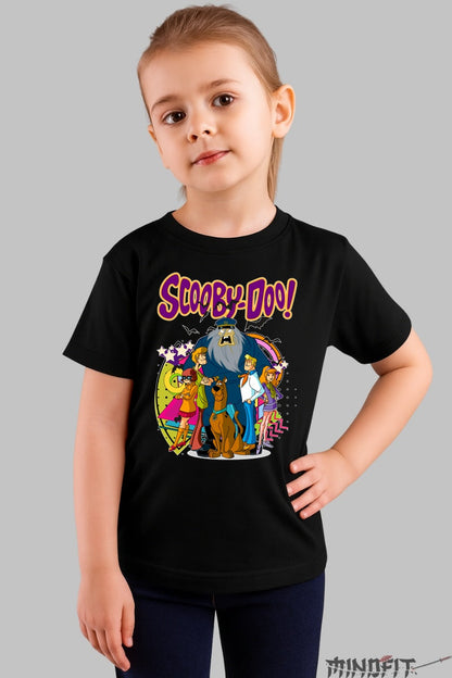 Tricou Scooby Doo Echipa Misterelor - Cartoon Network fata negru