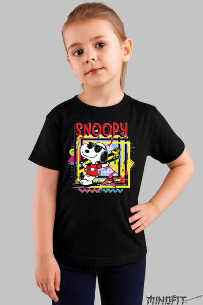 Tricou Snoopy Cool Vibes - Peanuts fata negru