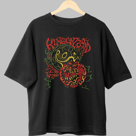 Tricou Street Inferno - Psychedelic Skull Art fata