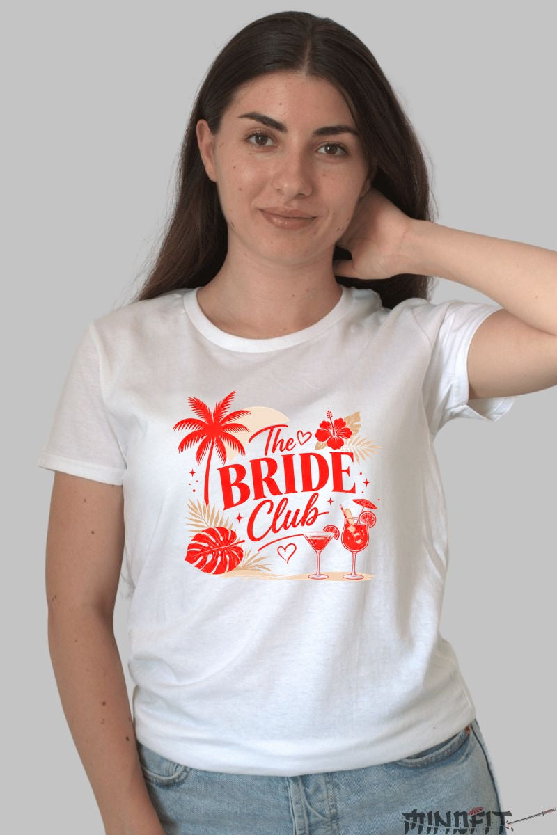 Tricou The Bride Club - Starea De Vacanta La Maxim Dama Alb