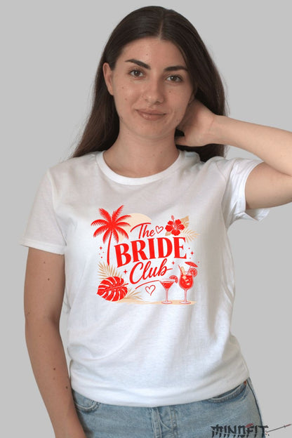 Tricou The Bride Club - Starea De Vacanta La Maxim Dama Alb
