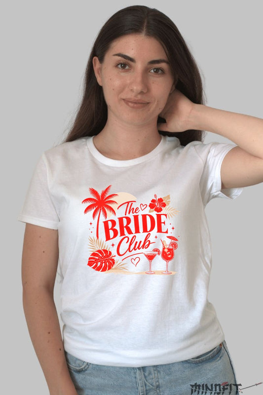 Tricou The Bride Club - Starea De Vacanta La Maxim Dama Alb