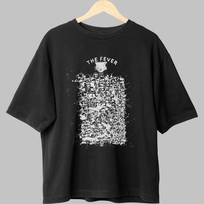 Tricou The Fever - Energie Punk in Alb si Negru fata