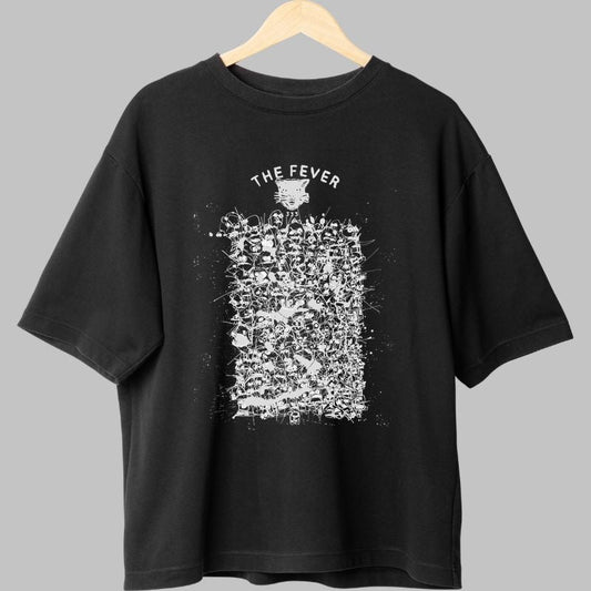 Tricou The Fever - Energie Punk in Alb si Negru fata