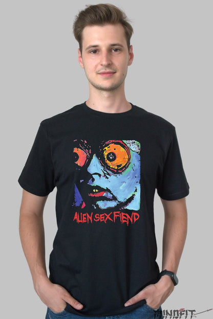 Tricou Urban Rock - Alien Sex Fiend Art Vision barbat negru