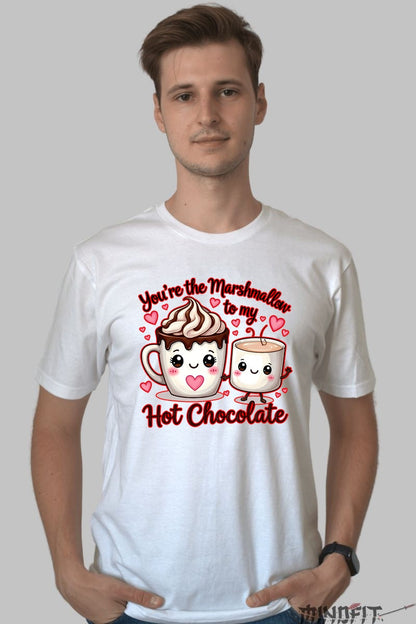 Tricou Valentine's Day Cuplu - Esti Bezeaua Din Cacaoa Mea barbat alb