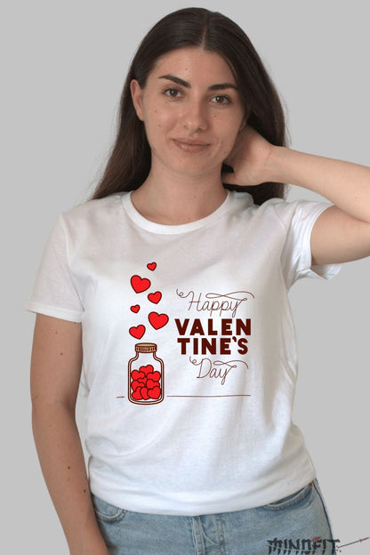 Tricou Valentine's Day - Inima Mea E Doar A Ta dama alb